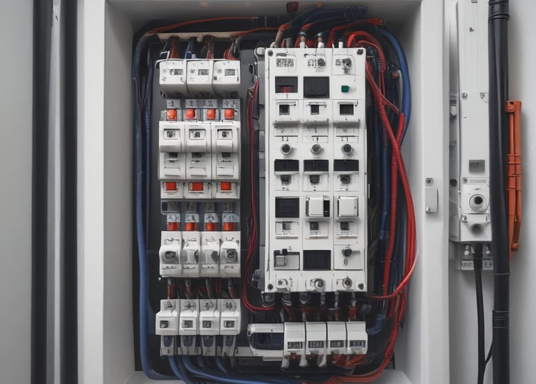An image of an electrical installation.