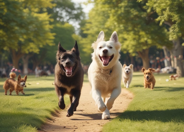A group of volunteers helping at a pet shelter.