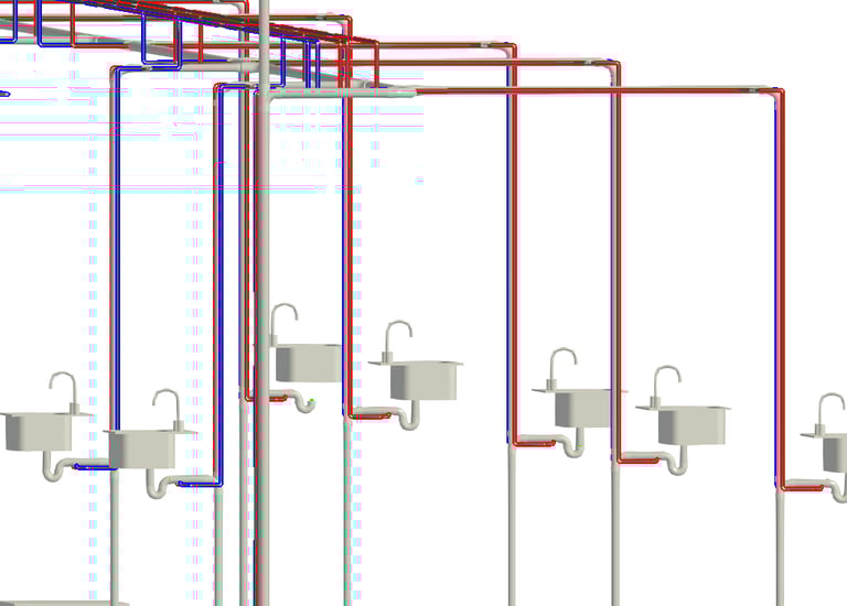 Plans 3D sanitaires 