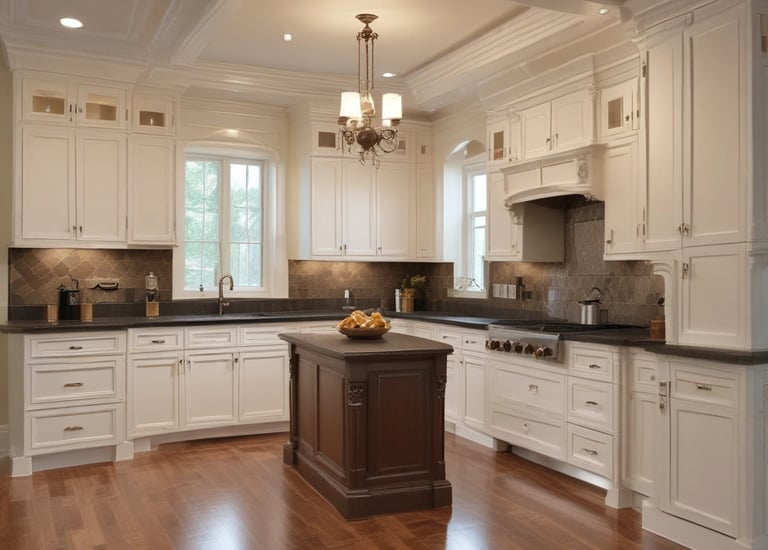 A construction site with a multi-story wooden building frame in progress. There's an excavator with a red arm and a person operating it near a pile of construction materials. Another worker is also visible, wearing a hard hat and is engaged in groundwork.