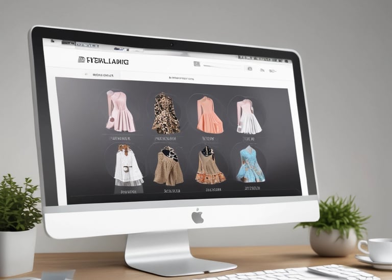 A web browser window displaying a website homepage with text promoting easy marketplace creation using Airtable without coding. The design includes a dark background, bright accent colors, and a gradient border. There is a navigation menu with options like Product, Use Cases, Explore, and others. A call-to-action button labeled 'Start for free' is featured prominently.