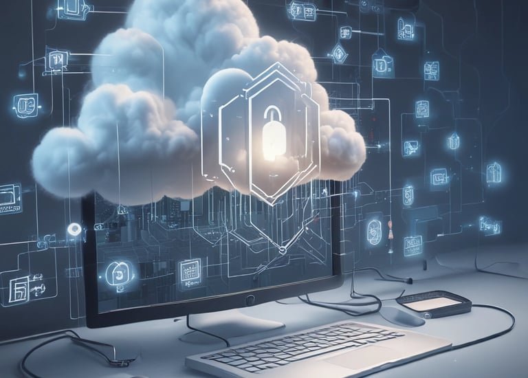 An outdoor event setup with rows of white and black chairs arranged in front of a stage. A large sign on the stage reads 'Festival of creative industries' with a date '09.09'. The venue is surrounded by modern architecture with large windows and a brick building visible in the background. Plants and trees add a natural touch to the urban setting.