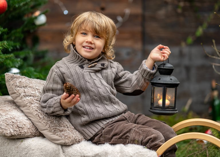 Családi fotózás Budapesten, Karácsonykor