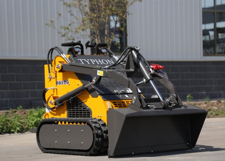 Brand New TYPHON STOMP 2,000lbs Mini Skid Steer 23HP Gas EPA Engine USA