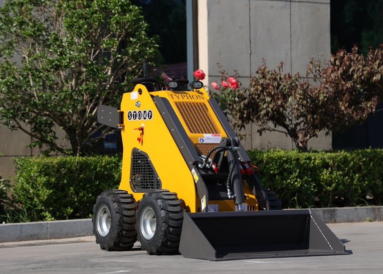 small mini skid steer loader for small spaces