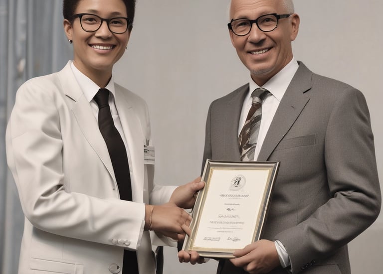 A professional organizing a workspace for efficiency.