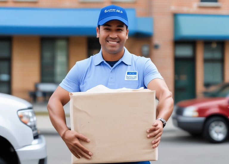 A row of industrial washing machines is lined up against a light blue wall in a laundromat. The setting appears clean but slightly worn, with multiple machines arranged in a systematic manner. The fluorescent ceiling light adds a cool ambiance to the room, which is sparsely furnished.