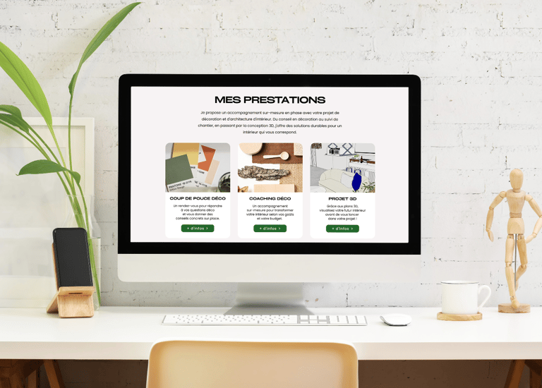 Landing page webdesign entrepreneur