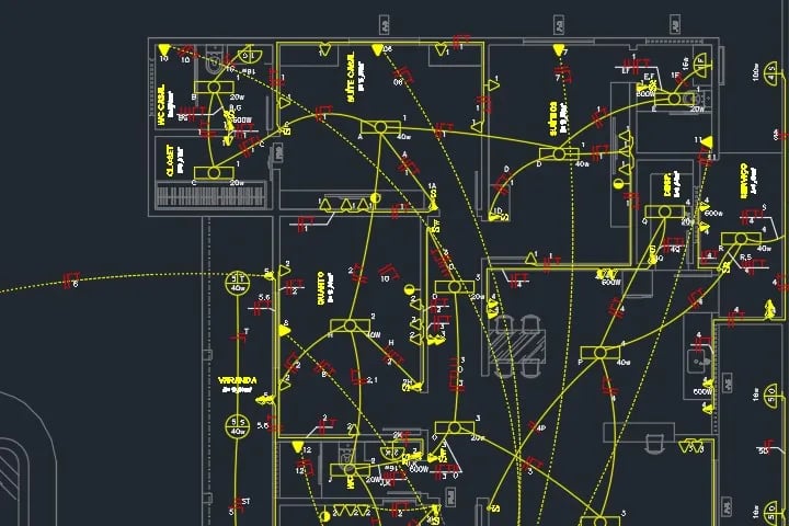 imagem projetos em 2D e BIM