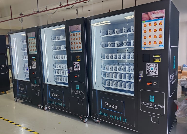 Vend and go με οθόνη αφής
