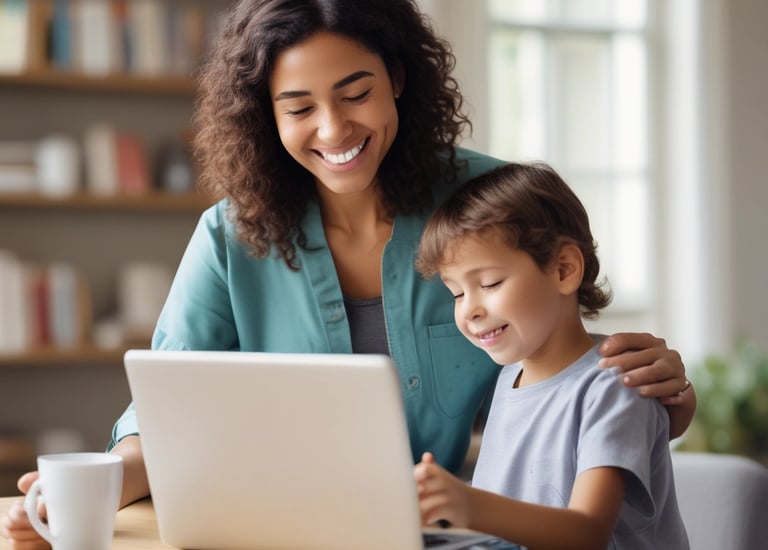 A person wearing a yellow uniform with green accents and a face mask stands in a store environment holding a smartphone displaying a logo. They have a lanyard with an ID card around their neck. To the side, a bright yellow banner promotes a shopping concept with the 'BIP BIP' logo and text in another language along with English, mentioning 'The ease of shopping anytime anywhere'. 'Tops market' is highlighted at the bottom of the banner.