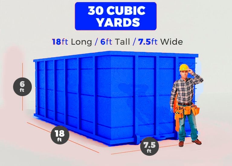 30 yards dumpster