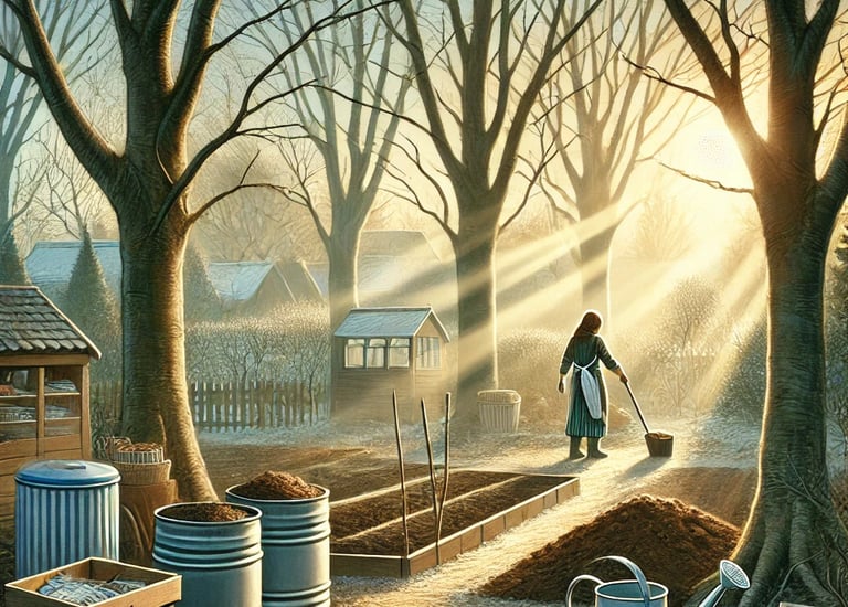 Préparer jardin janvier février mars