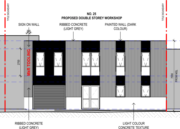 TNA Architecture, Melbourne Architect, workshop, industrial building, planning approval, town plan