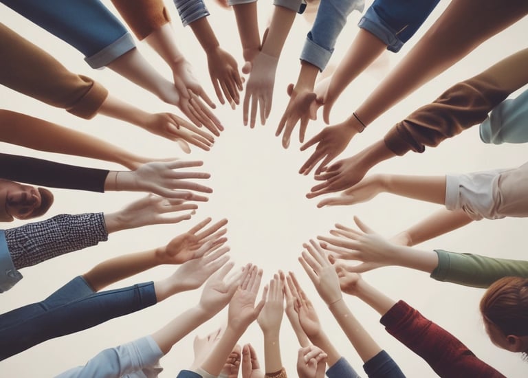 The body of Christ serving together