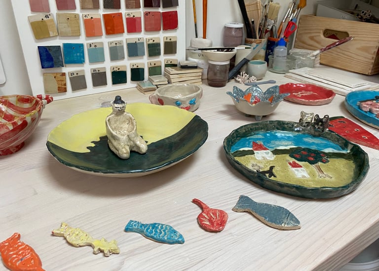 une semaine de stage de poterie