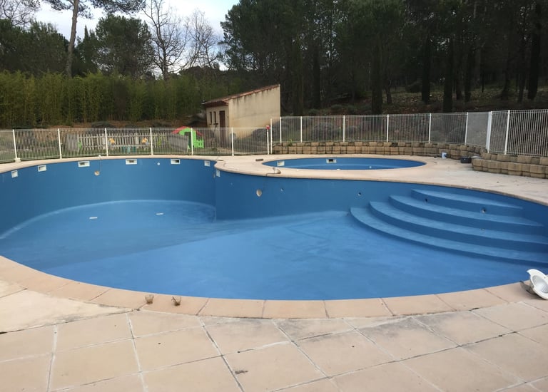 piscine après Etanchéité 
