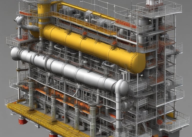 An engineer reviewing piping analysis results.