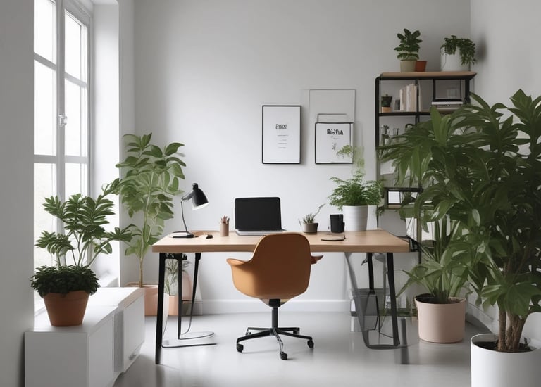 A workspace designed for productivity and comfort.