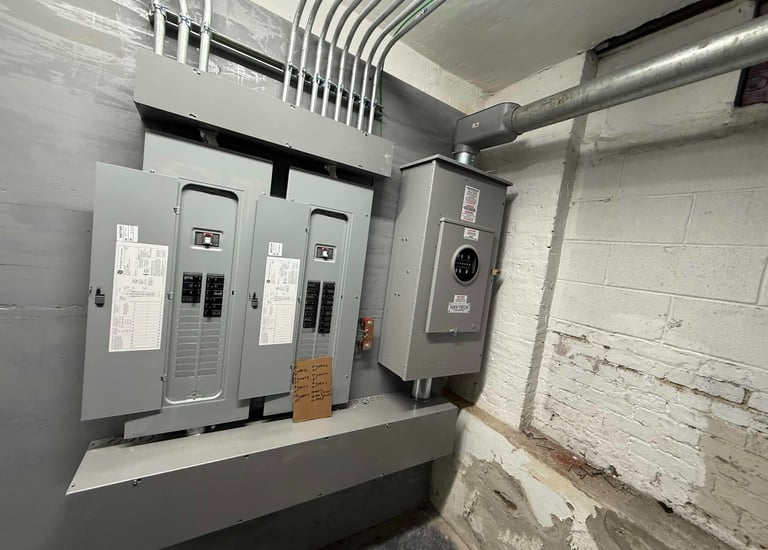 Electrical distribution panels installation in Reading PA