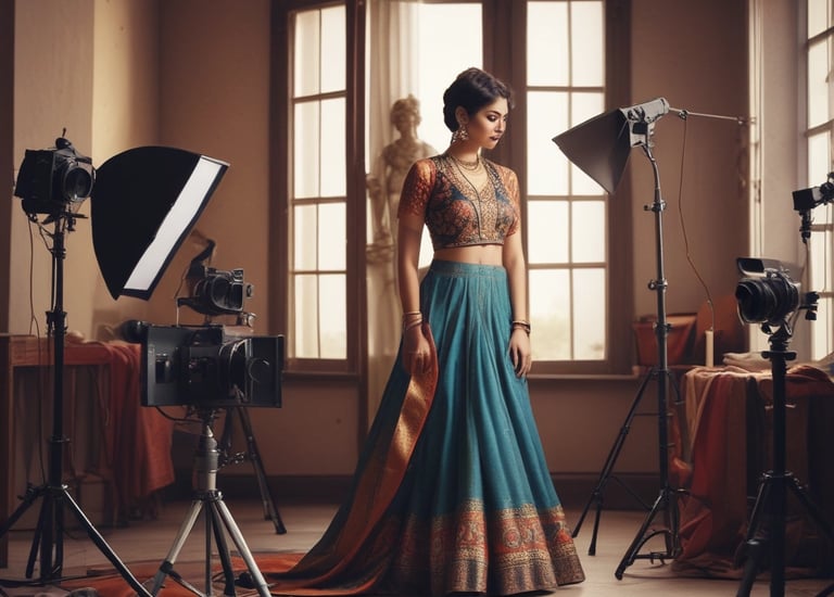 An elegant logo design displayed on a business card.