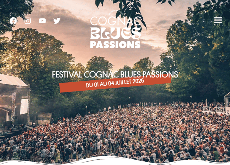 Site internet Cognac Blues Passions 2026