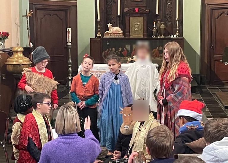 crèche vivante de madame Julie