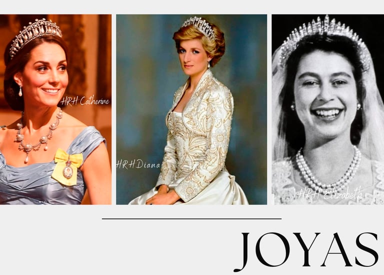 Joyas y accesorios de la familia real británica