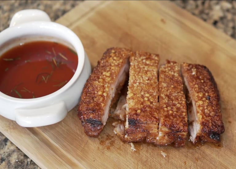 Crispy Air Fryer Pork Belly Bites – A Filipino & Asian Delight