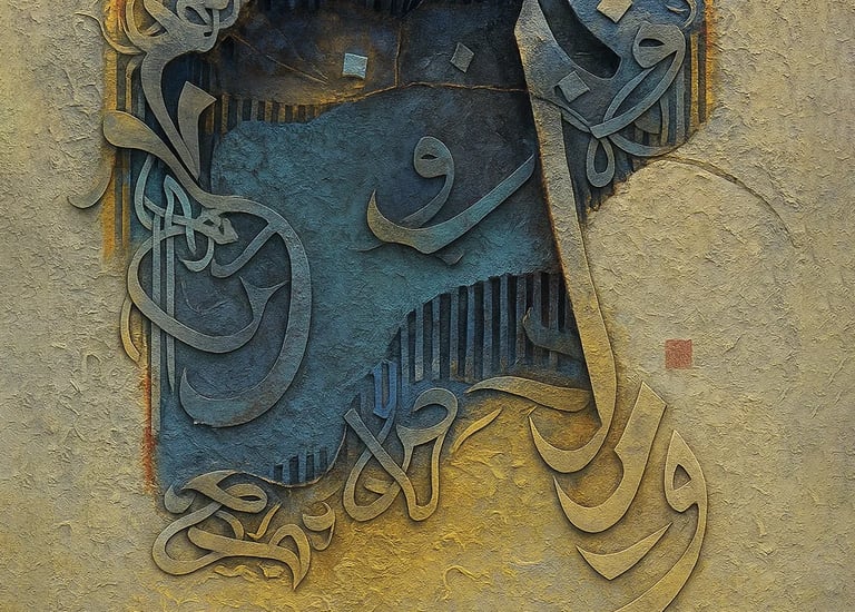 Caligraphy Art By Maamar Tazi