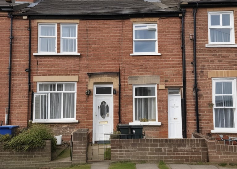 A construction site shows an early stage of building, featuring numerous steel reinforcements and foundations. Workers are visible in the background, with industrial equipment such as a digger and various materials including pipes and boards scattered around. In the background, the sea and hills can be seen, indicating a coastal location.