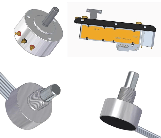 a series of four different types of electronic devices