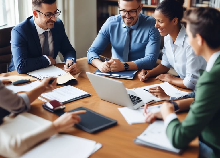 A group of students and several adults are gathered in a school courtyard in uniform. A yellow, blue, and red flag is visible.
