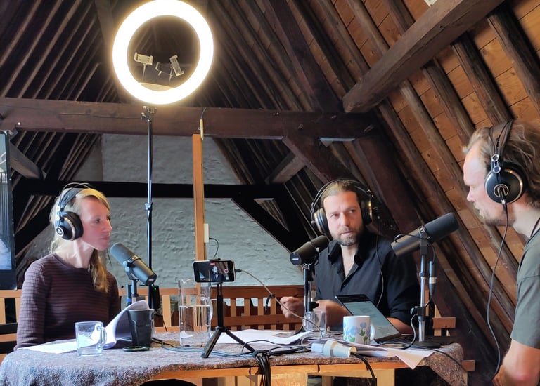 Podcast opnames Klimaatdromers van Momus - Blckbrd