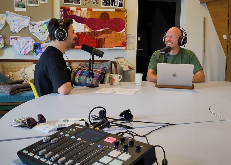 Podcast opnames met Rens Peters - Blckbrd