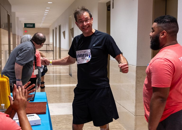 Treck the Tower 2025, getting ready for next flight