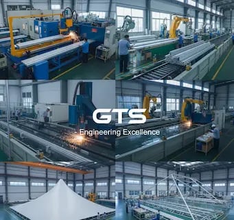 Consultation and planning stage for custom tent design