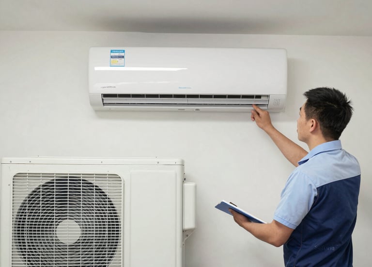 Wide shot of a showroom displaying various lighting fixtures and furniture.
