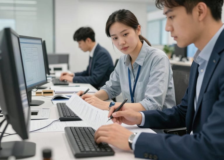 Wide shot of a showroom displaying various lighting fixtures and furniture.