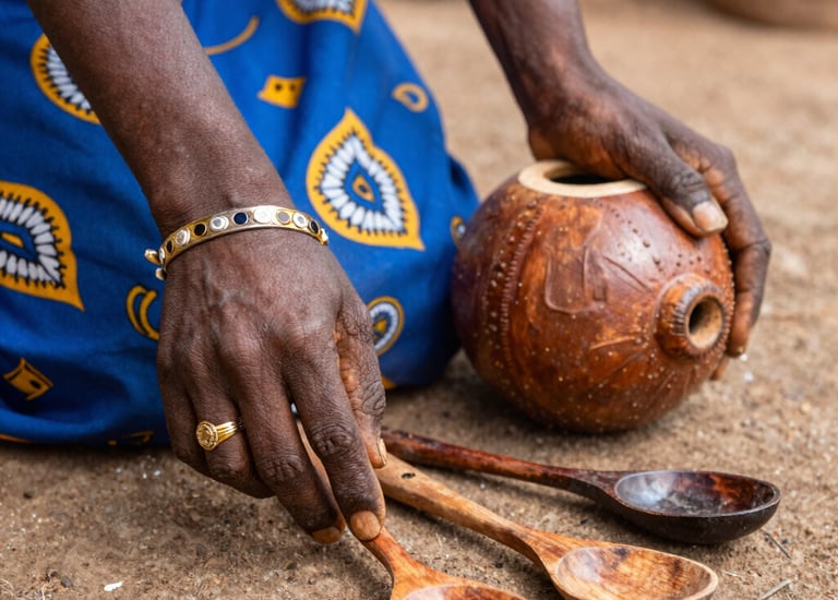 Artists collaborating in a sunlit studio surrounded by colorful canvases and sculptures.