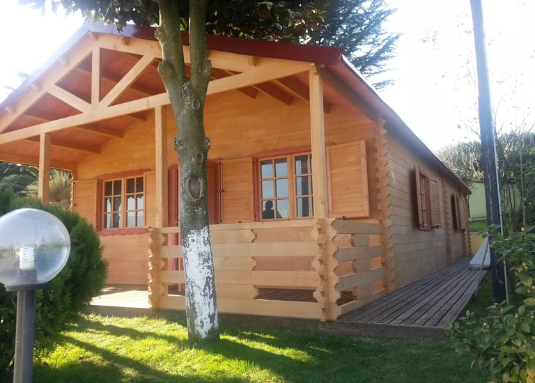 Casa in legno abitabile realizzata a Latina da Flavidar