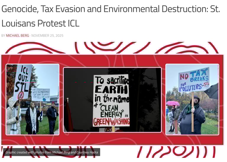 The article in Mound City Messenger about ICL out of STL.