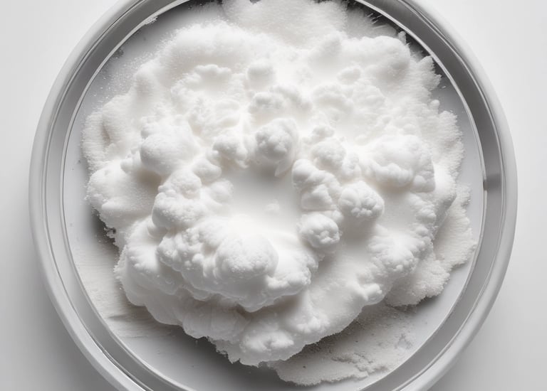 Field of crops flourishing after treatment with growth promoters