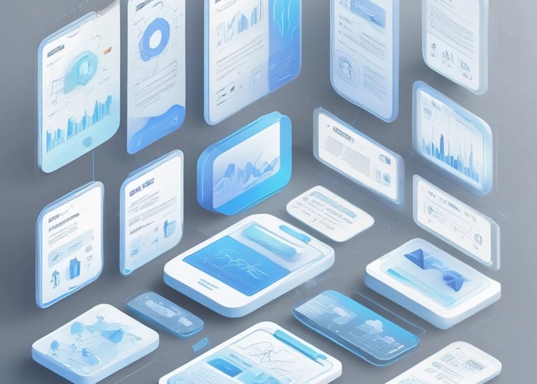 Screenshot of a clean, intuitive mobile app interface displaying analytics.