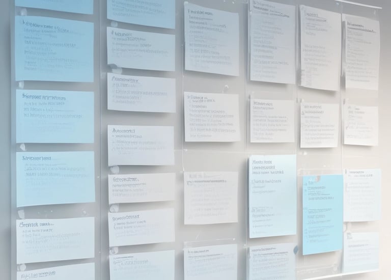 A group brainstorming session with sketches and notes on a whiteboard.