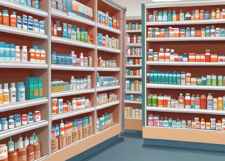 User browsing a laptop displaying affiliate product links with ease.