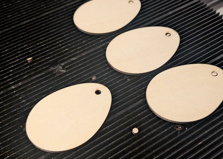 Lazer cut blanks