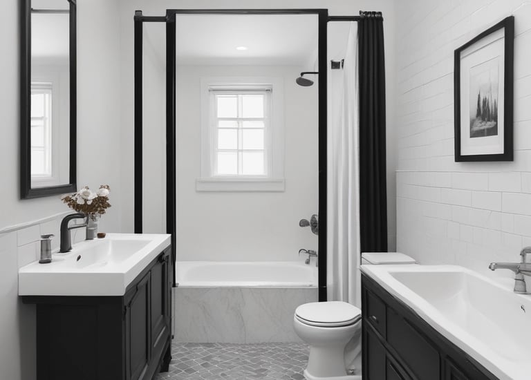 Close-up of a modern kitchen remodel with sleek cabinetry and marble countertops