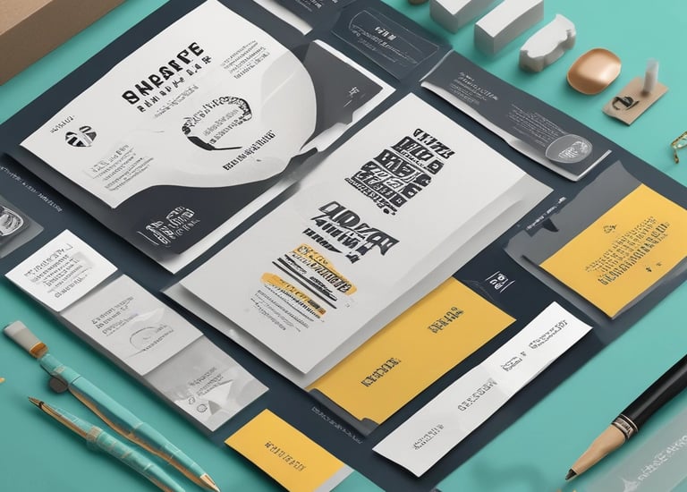 Colorful digital marketing dashboard showing campaign stats.