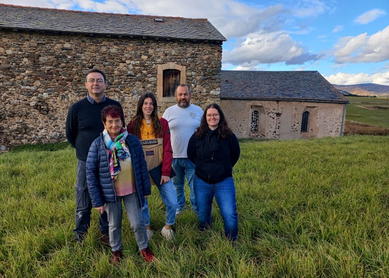 Dernier chantier à la chapelle de Villeneuve, octobre 2025